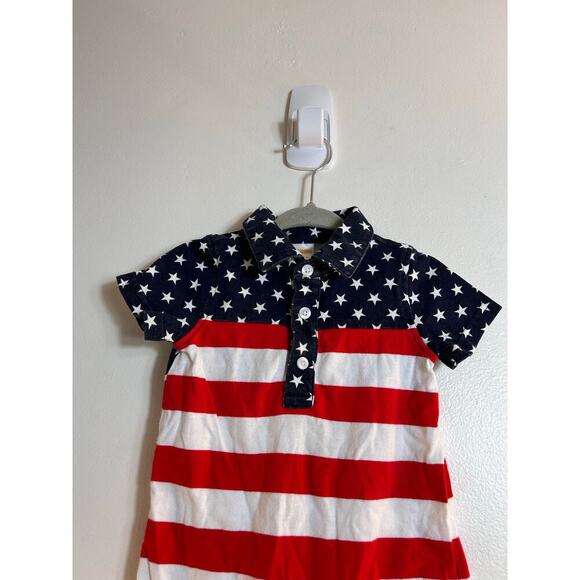 GYMBOREE Boy's Patriotic One Piece Romper / Size: 6-12 Months - Picture 4 of 5